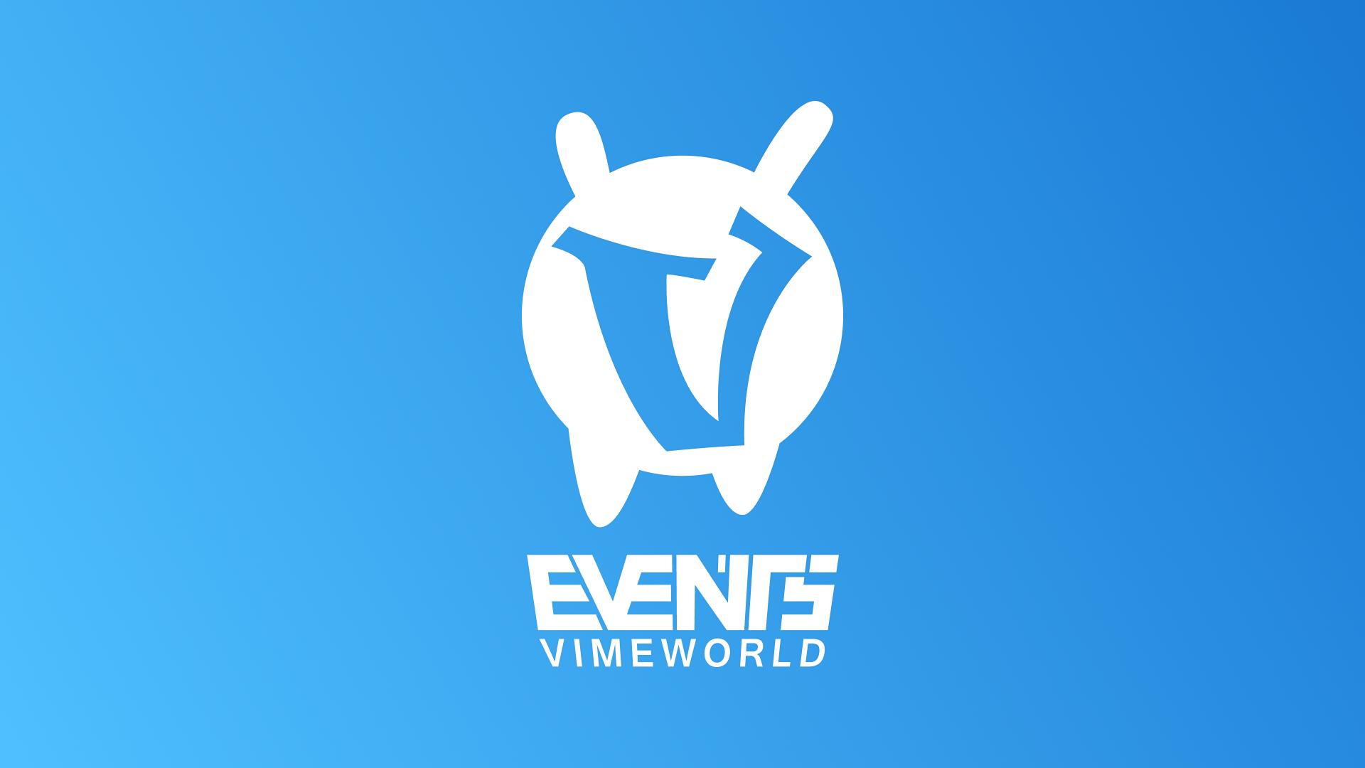 Discovery splash banner for Events VimeWorld Discord server