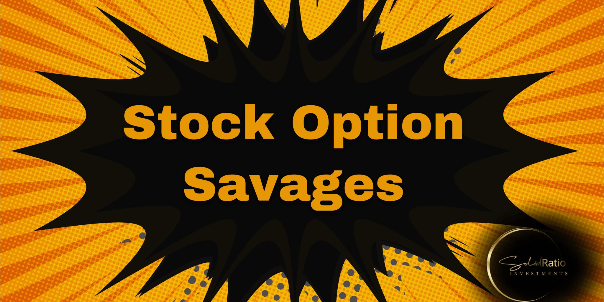 Discovery splash banner for Stock Option Savages Trading Community Discord server