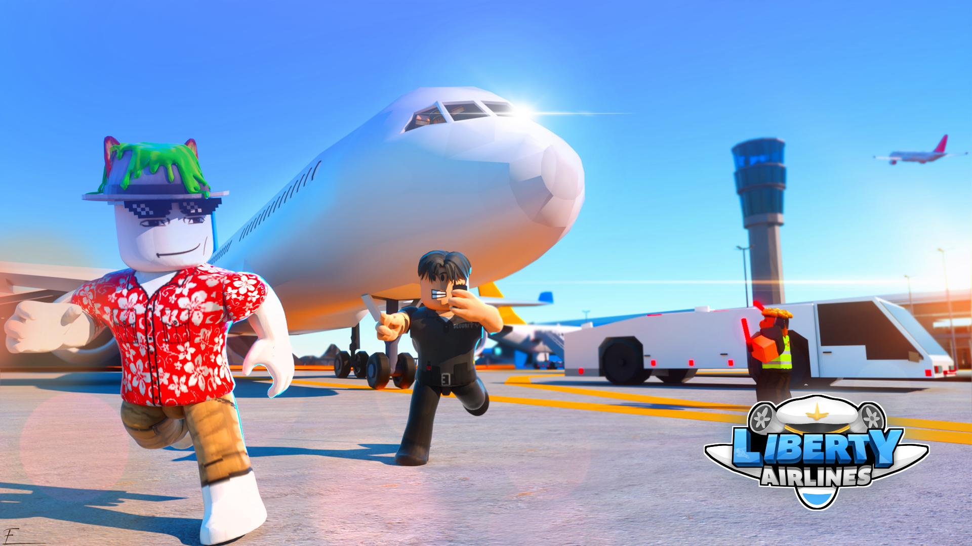 Discovery splash banner for Liberty Airlines Discord server