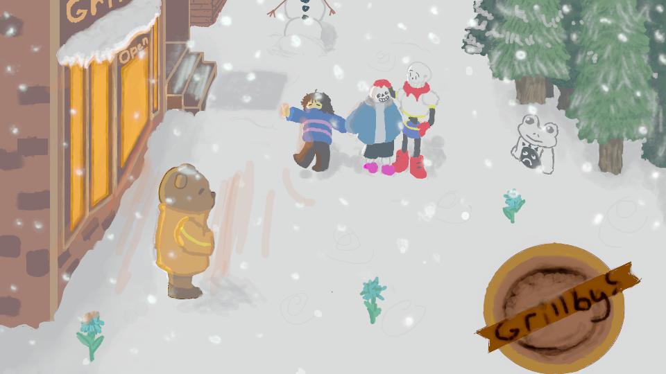 Discovery splash banner for š„ Grillby's Bar š Discord server