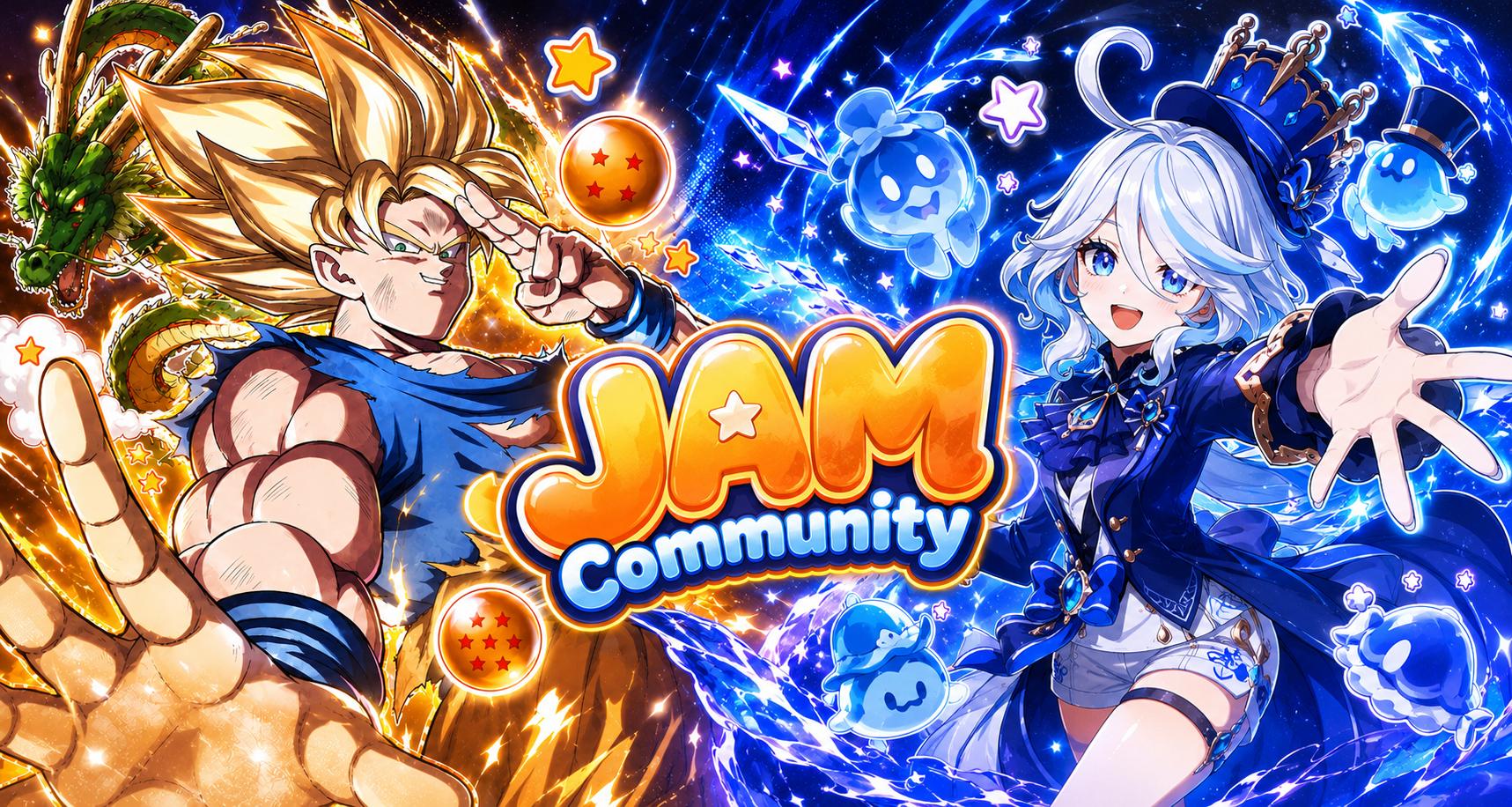 Discovery splash banner for 𝐉𝐚𝐦 𝐂𝐨𝐦𝐦𝐮𝐧𝐢𝐭𝐲 Discord server