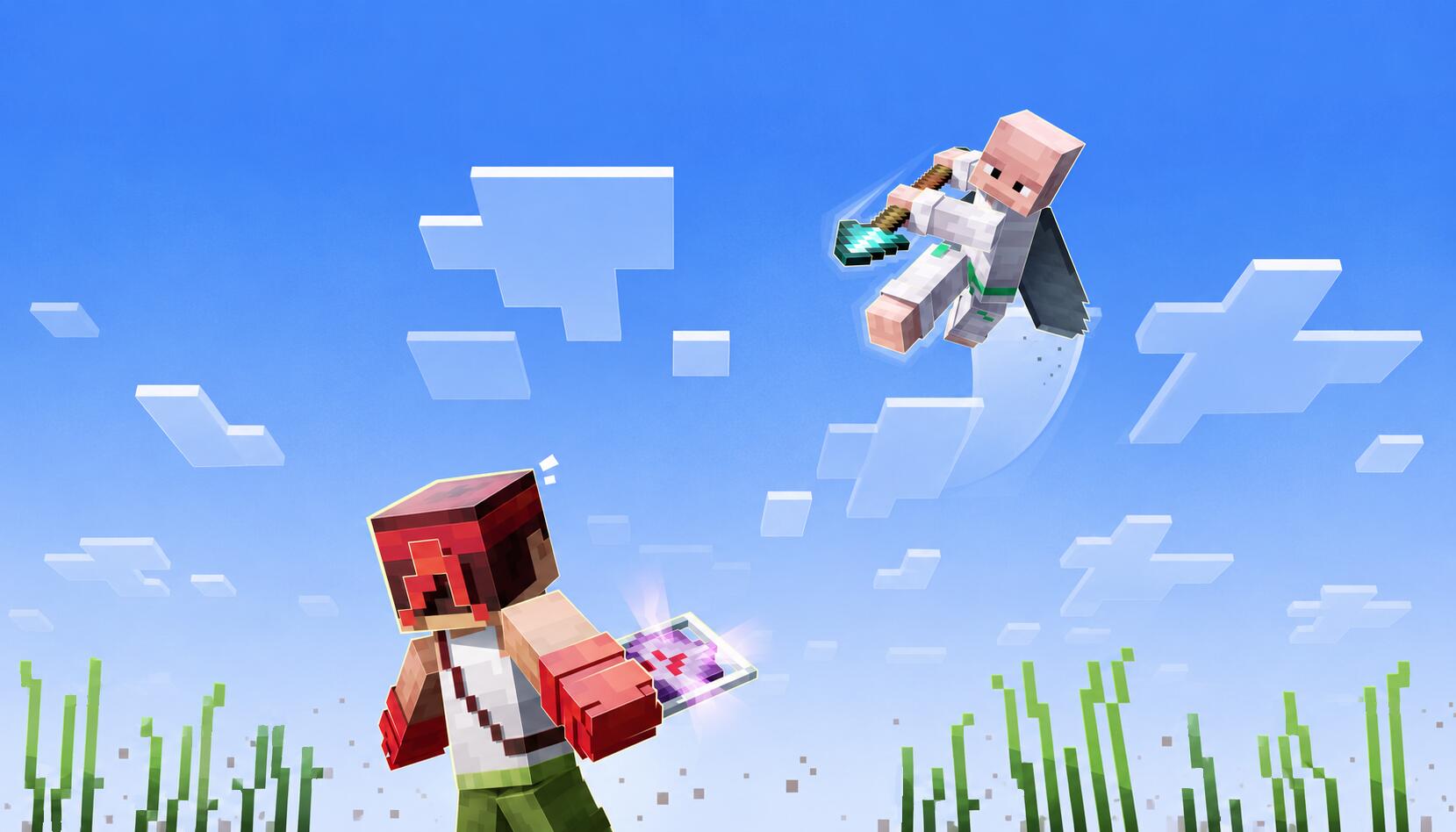 Discovery splash banner for Bedrock PvP Community Discord server