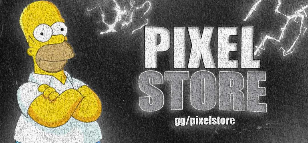 Discovery splash banner for Top 1 Das Trocas | Pixel Store Discord server