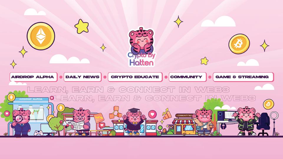 Discovery splash banner for CRYPTO BY HATTEN Discord server