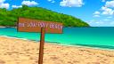 Discovery splash banner for The Low Poly Beach Discord server