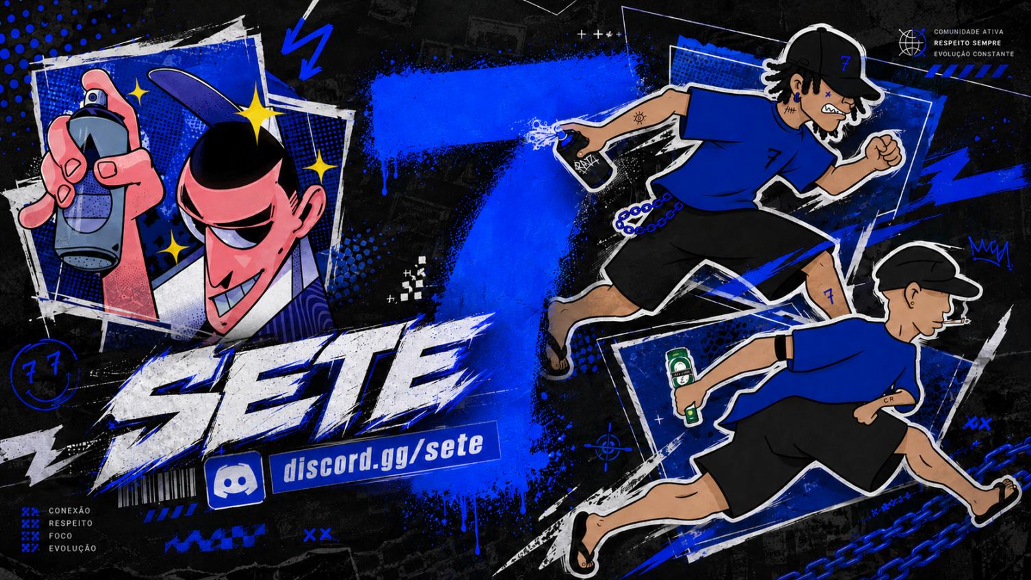 Discovery splash banner for SETE🏃 Discord server