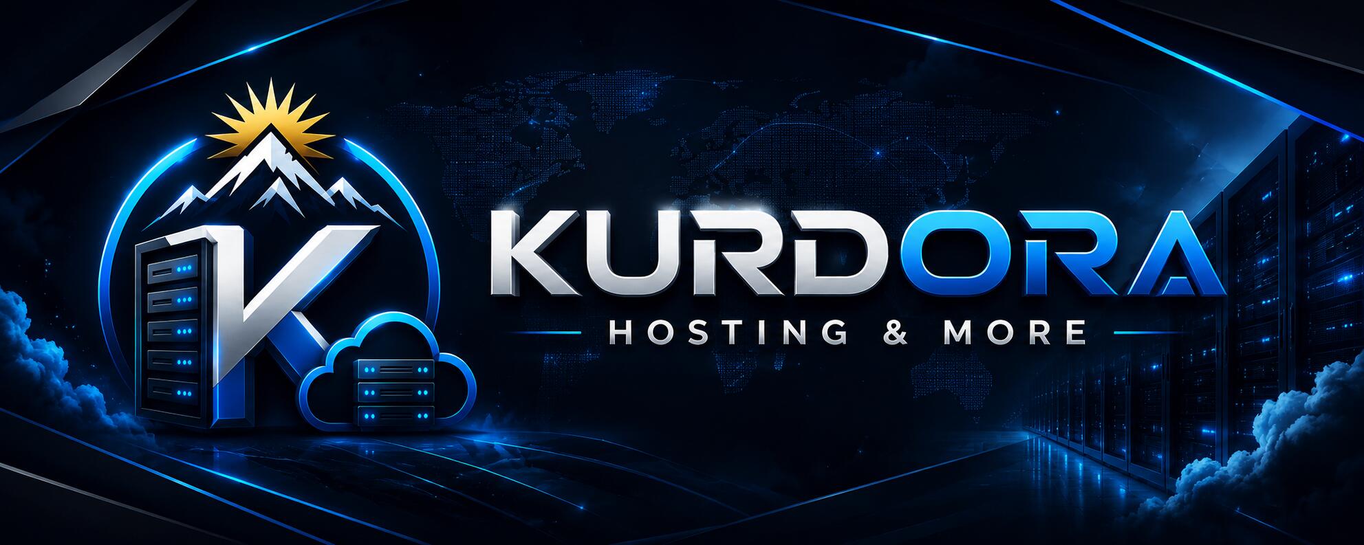 Discovery splash banner for Kurdora Hosting & More Discord server