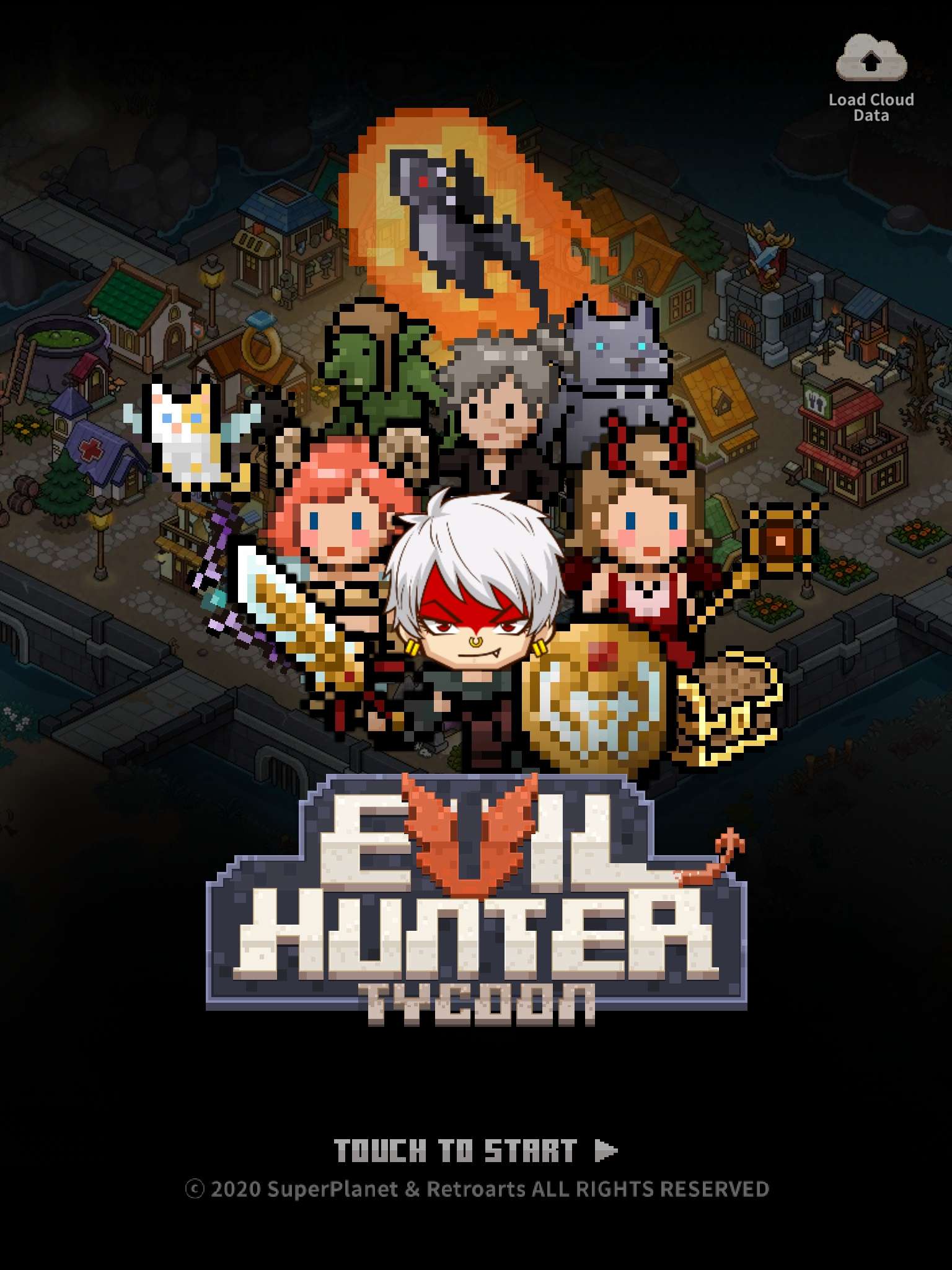 Discovery splash banner for Evil HarroweD Tycoon Discord server